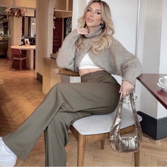 Zara Silver Metallic Mesh Shoulder Bag. NWT. - Picture 6 of 16